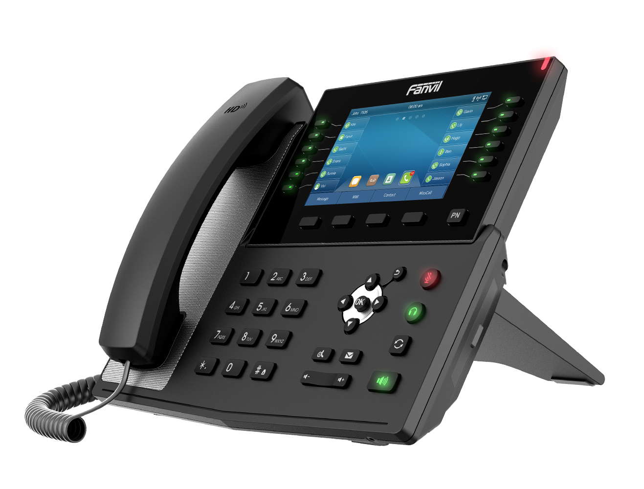 Fanvil X7C – هاتف IP احترافي بشاشة ملونة وتصميم عصري