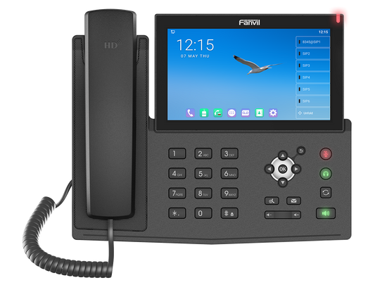 Fanvil X7A – هاتف IP ذكي للمؤسسات بنظام Android 9.0