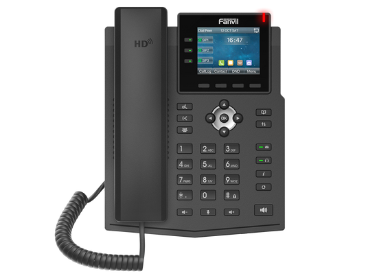 Fanvil X3U – هاتف IP اقتصادي عالي الأداء بشاشة ملونة وصوت HD