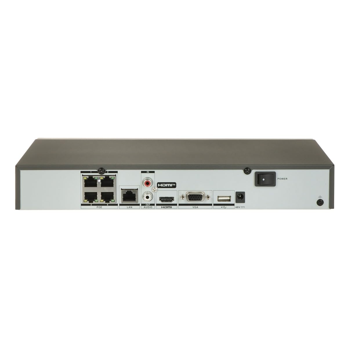 DS-7604NXI-K1/4P - جهاز تسجيل 4 قنوات هايك فيجين IP