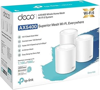 DECO X60(3-PACK) - شبكة واي فاي 3 وحدات