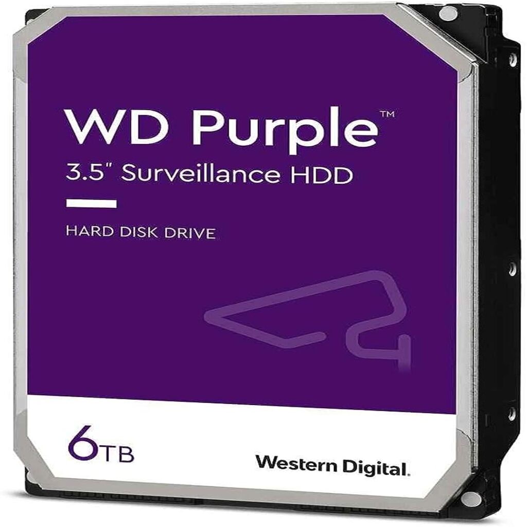 WD 6TB PURPLE - قرص تخزين ارجواني 6 تيرا