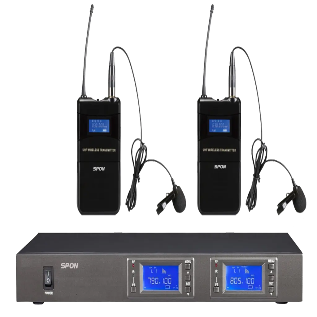 NAC-5019B - مايكروفون لا سلكي سبون UHF - SafeBox Company - شركة الصندوق الامن