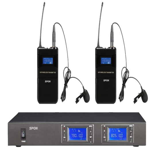 NAC-5019B - مايكروفون لا سلكي سبون UHF - SafeBox Company - شركة الصندوق الامن