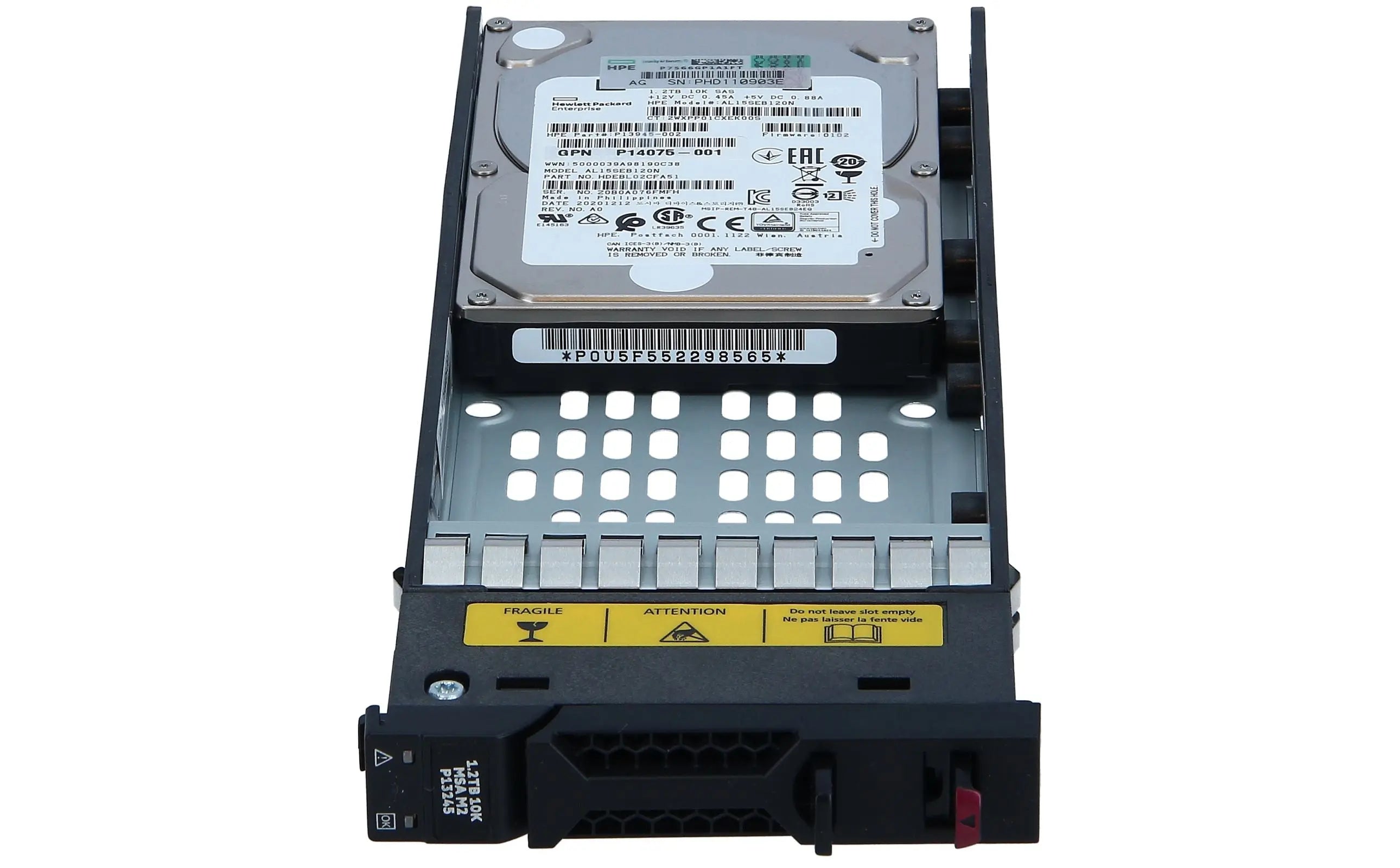 R0Q55A - HPE MSA 1.2TB SAS 12G Enterprise 10K SFF (2.5in) M2 3yr Wty HDD - SafeBox Company - شركة الصندوق الامن