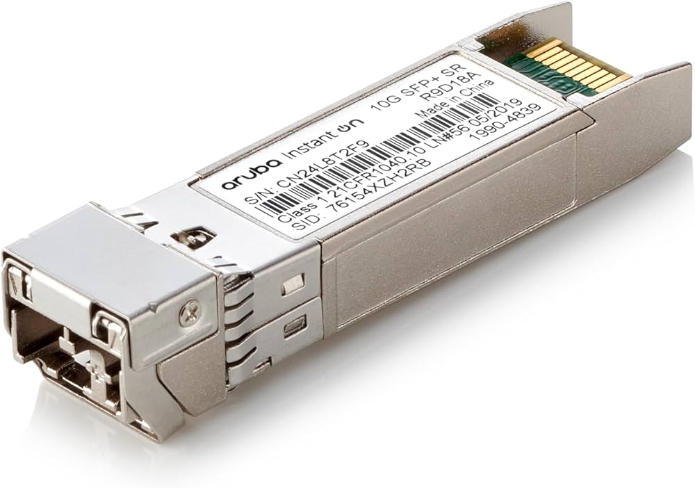 R9D18A - Aruba Instant On 10G SFP+ LC SR 300m MMF Transceiver