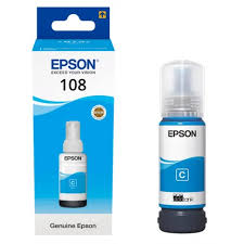 NEW 108 Cyan Ink Bottle 70ml Yield 2,100 photos