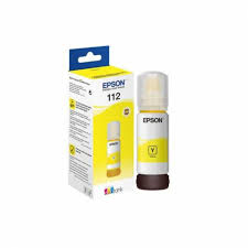 112 EcoTank Pigment Yellow Ink Bottle Yield 6,000 pages