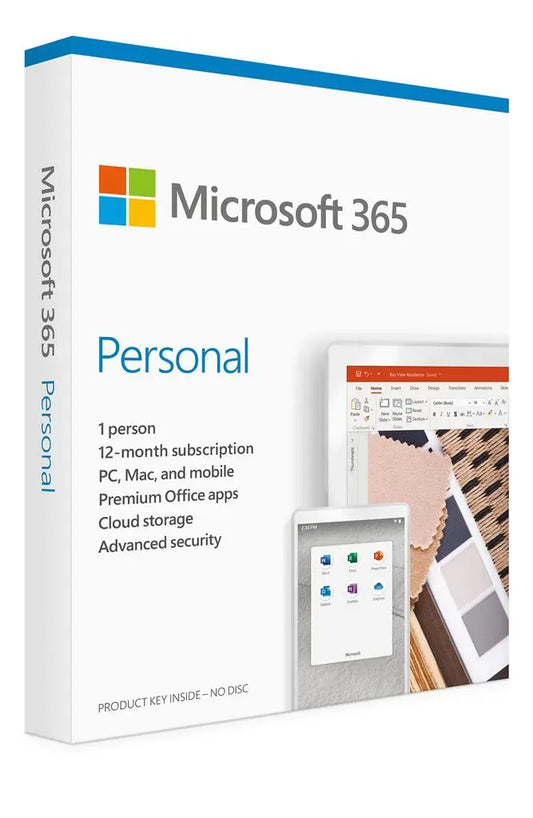 Microsoft 365 Personal 1 license(s) Subscription English - SafeBox Company - شركة الصندوق الامن