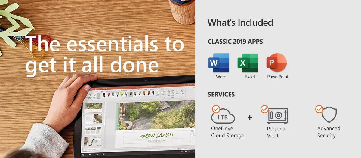 Microsoft Office Home & Student 2019 Full 1 license(s) English - SafeBox Company - شركة الصندوق الامن